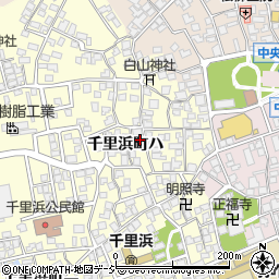 石川県羽咋市千里浜町ハ69-1周辺の地図