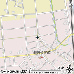 富山県黒部市飯沢周辺の地図