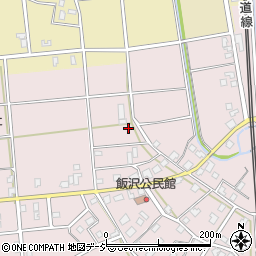 富山県黒部市飯沢周辺の地図