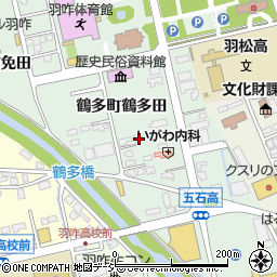 石川県羽咋市鶴多町鶴多田46周辺の地図