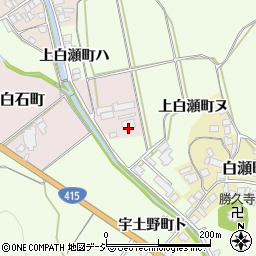 石川県羽咋市白石町周辺の地図