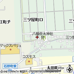 石川県羽咋市三ツ屋町ロ周辺の地図