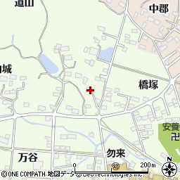 福島県いわき市勿来町窪田道山52周辺の地図