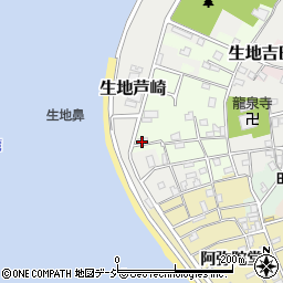 富山県黒部市生地吉田332周辺の地図