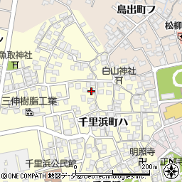 石川県羽咋市千里浜町ハ61周辺の地図
