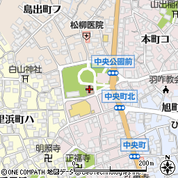 羽咋公民館周辺の地図