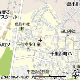 石川県羽咋市千里浜町ハ152周辺の地図