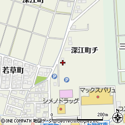 石川県羽咋市深江町（チ）周辺の地図