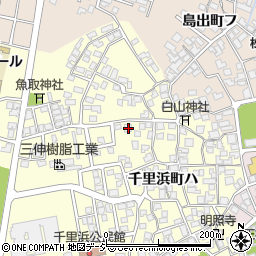 石川県羽咋市千里浜町ハ148周辺の地図
