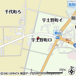 石川県羽咋市宇土野町ロ周辺の地図