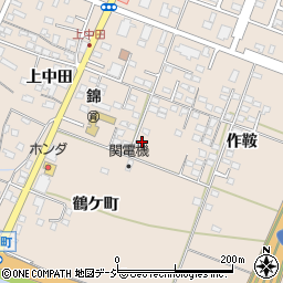 福島県いわき市錦町作鞍周辺の地図