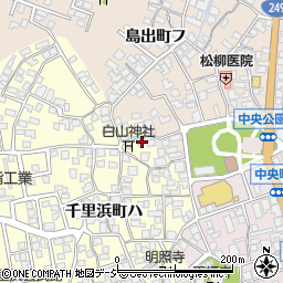 石川県羽咋市千里浜町ハ28-1周辺の地図