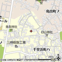 石川県羽咋市千里浜町ハ156周辺の地図