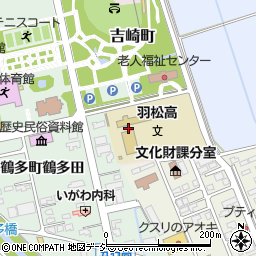 石川県羽咋市吉崎町ラ76周辺の地図
