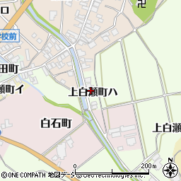 石川県羽咋市上白瀬町ハ周辺の地図
