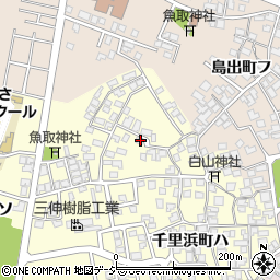 石川県羽咋市千里浜町ハ155周辺の地図
