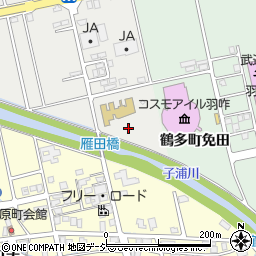 石川県羽咋市東的場町古川田周辺の地図