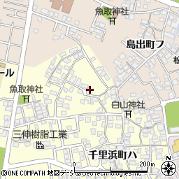 石川県羽咋市千里浜町ハ158周辺の地図