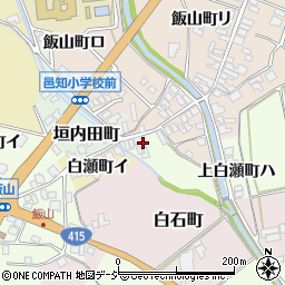 石川県羽咋市上白瀬町ロ周辺の地図