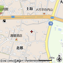 福島県いわき市勿来町大高中郡104周辺の地図