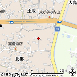 福島県いわき市勿来町大高中郡108周辺の地図