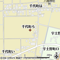 石川県羽咋市千代町ろ周辺の地図