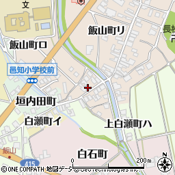 石川県羽咋市飯山町イ周辺の地図