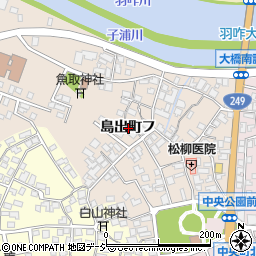 石川県羽咋市島出町フ周辺の地図