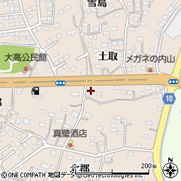 福島県いわき市勿来町大高土取40周辺の地図