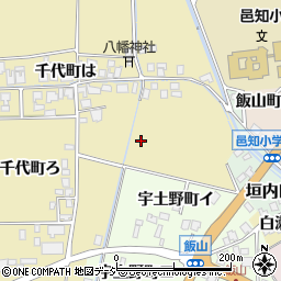 石川県羽咋市千代町イ周辺の地図