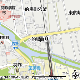 石川県羽咋市的場町リ周辺の地図