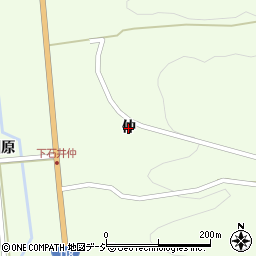 福島県矢祭町（東白川郡）下石井（仲）周辺の地図