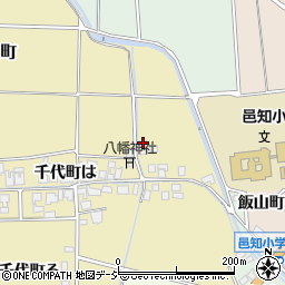 石川県羽咋市千代町と周辺の地図