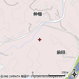 福島県いわき市三沢町前田周辺の地図
