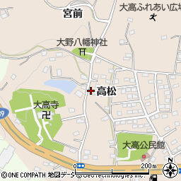 福島県いわき市勿来町大高高松57周辺の地図