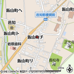石川県羽咋市飯山町チ周辺の地図
