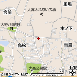 福島県いわき市勿来町大高高松31周辺の地図