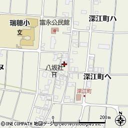 石川県羽咋市深江町（ト）周辺の地図