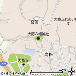 大野八幡神社周辺の地図