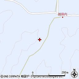 福島県東白川郡塙町真名畑道野沢周辺の地図