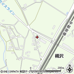 金子メディックス株式会社　槻沢第一工場周辺の地図