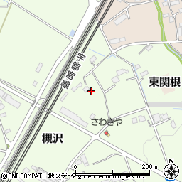 栃木県那須塩原市槻沢周辺の地図