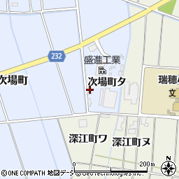 石川県羽咋市次場町タ40周辺の地図