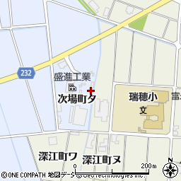 石川県羽咋市次場町タ11周辺の地図