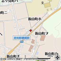 石川県羽咋市飯山町ホ周辺の地図