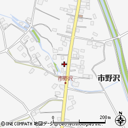 栃木県大田原市市野沢637周辺の地図