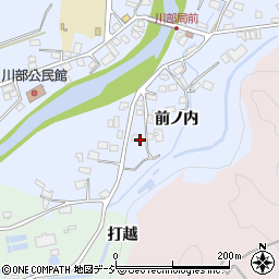 福島県いわき市川部町前ノ内周辺の地図