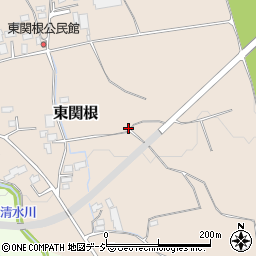栃木県那須塩原市東関根周辺の地図