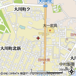 石川県羽咋市大川町ヤ周辺の地図
