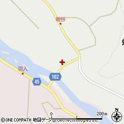 富山県下新川郡朝日町蛭谷426周辺の地図